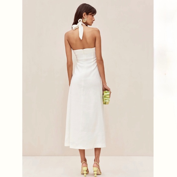 Cult Gaia Ivory Susana Dress New With Tags in sz L - Picture 8 of 9